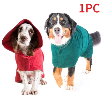 Bathing Accessories Dog Bathrobe Bath Towel Soft Water Absorbent Microfibre Comfortable Warm Cleaning Coat Fast Drying For Puppy
Bathing Accessories Dog Bathrobe Bath Towel Soft Water Absorbent Microfibre Comfortable Warm Cleaning Coat Fast Drying For Puppy