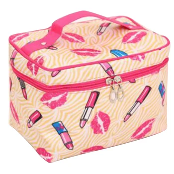 Female Quilted Professional Cosmetic Bag women's Large Capacity Storage Handbag Travel Toiletry Makeup Bag
Female Quilted Professional Cosmetic Bag women's Large Capacity Storage Handbag Travel Toiletry Makeup Bag