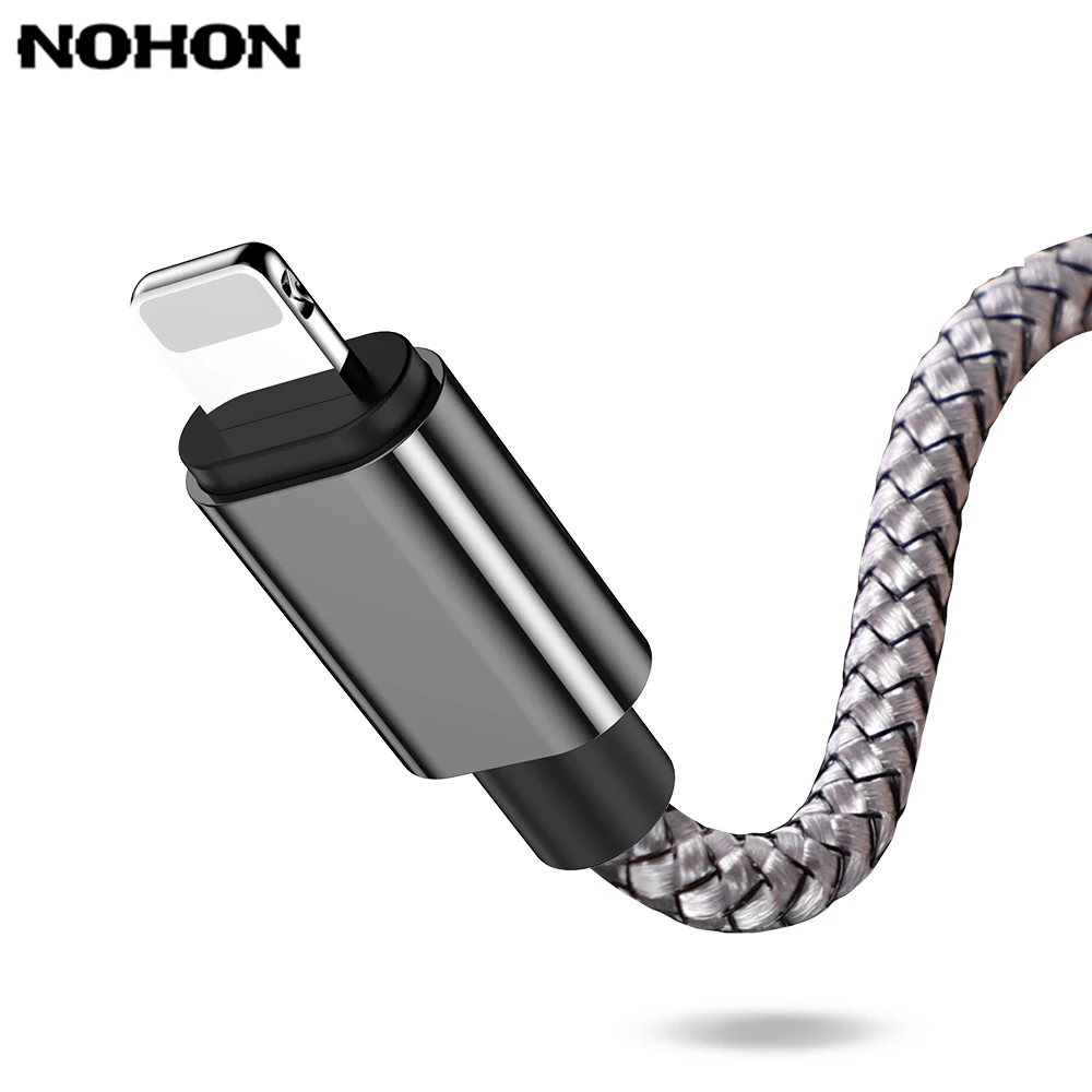 Metal+Nylon Fast Charge Charger USB to Lightning Cable For iPhone 11 X 6 6S 7 8 5 5s Mobile Phone Accessory Cord Wire Power Lead
Metal+Nylon Fast Charge Charger USB to Lightning Cable For iPhone 11 X 6 6S 7 8 5 5s Mobile Phone Accessory Cord Wire Power Lead