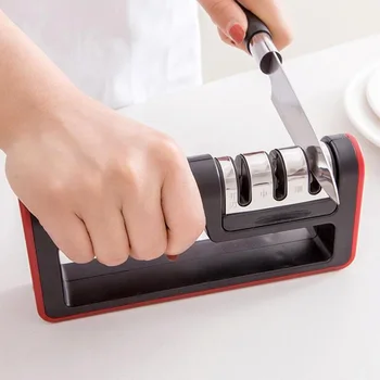 Knife Sharpener 3 Stages Professional Kitchen Sharpening Stone Grinder knives Whetstone Tungsten Diamond Ceramic Sharpener Tool
Knife Sharpener 3 Stages Professional Kitchen Sharpening Stone Grinder knives Whetstone Tungsten Diamond Ceramic Sharpener Tool