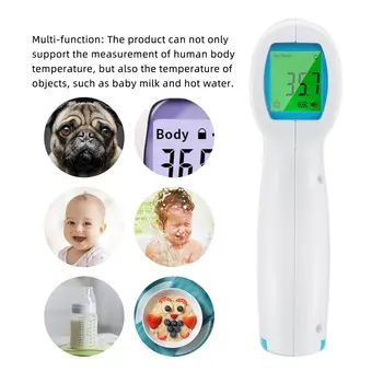 new Handheld Frontal Temperature Gun Non-Contact Infrared Thermometer High Precision Thermometer Industrial Temperature Meter
new Handheld Frontal Temperature Gun Non-Contact Infrared Thermometer High Precision Thermometer Industrial Temperature Meter