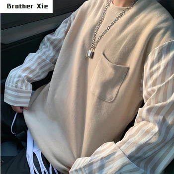 Autumn New Hoodies Men Fashion Striped Stitching Casual O-neck Pullover Man Streetwear Wild Hip-hop Loose Sweatshirt Male Hoodie
Autumn New Hoodies Men Fashion Striped Stitching Casual O-neck Pullover Man Streetwear Wild Hip-hop Loose Sweatshirt Male Hoodie