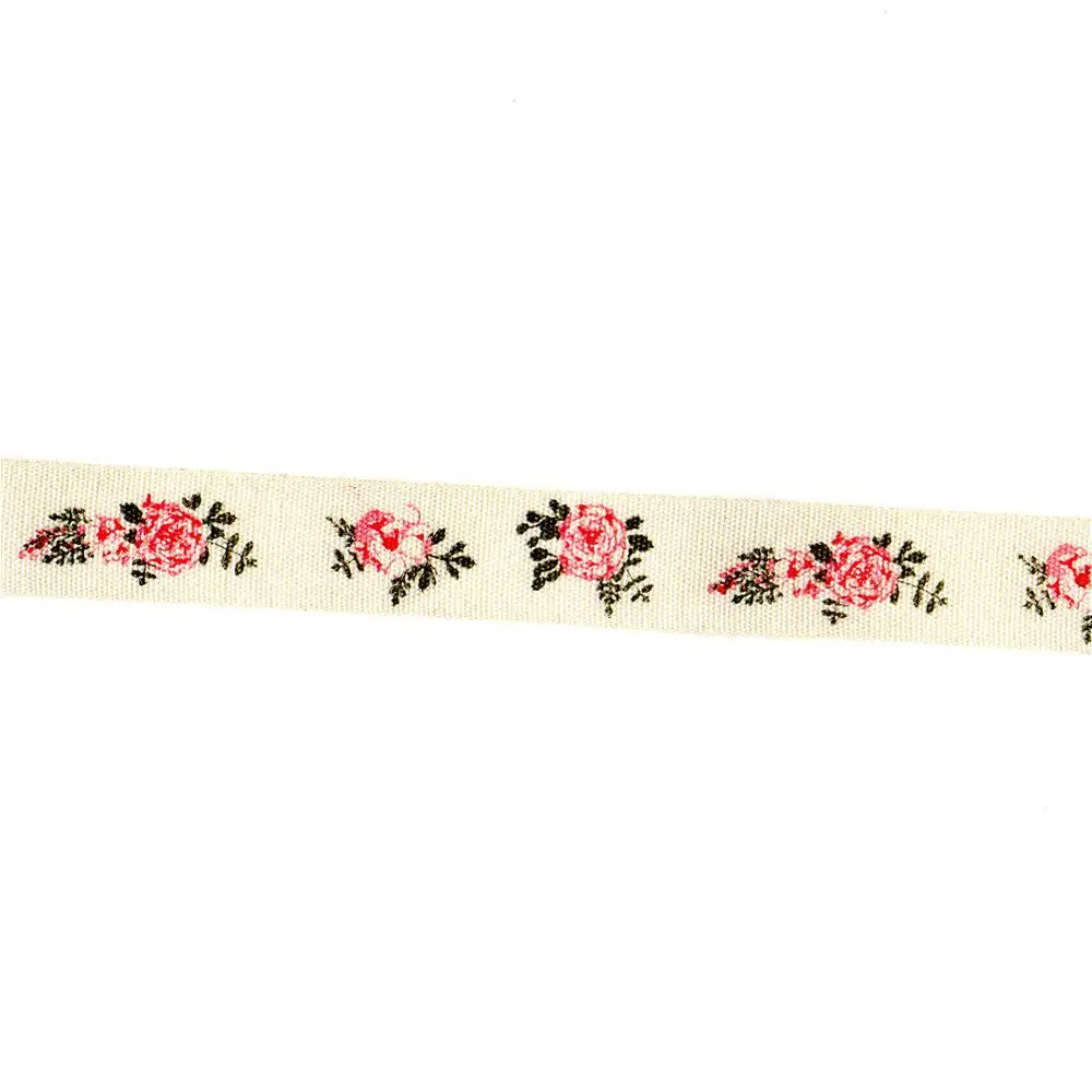 ZERZEEMOOY 10 Yards 5/8" 15mm Cotton Ribbon Flower Printed Zakka For Wrapping Party Dress Sew On Garment Christmas Accessory
ZERZEEMOOY 10 Yards 5/8" 15mm Cotton Ribbon Flower Printed Zakka For Wrapping Party Dress Sew On Garment Christmas Accessory