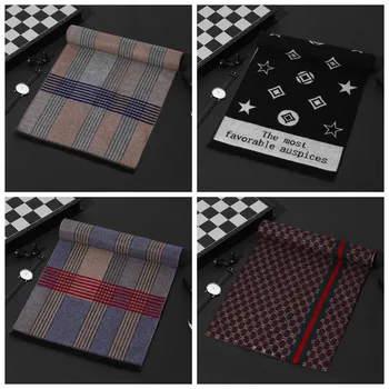 New Men's Scarf for Autumn and Winter in Europe and America in 2019,Warm Chequered Chao Brand Men's Scarf cashmere scarf
New Men's Scarf for Autumn and Winter in Europe and America in 2019,Warm Chequered Chao Brand Men's Scarf cashmere scarf