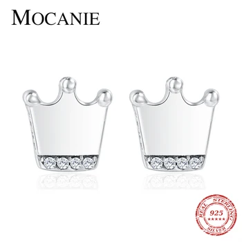 Mocanie Hight Quality 925 Sterling Silver Sparkling Zircon Minimalist Cute Crown Anti-Allergy Stud Earring for Women Jewelry
Mocanie Hight Quality 925 Sterling Silver Sparkling Zircon Minimalist Cute Crown Anti-Allergy Stud Earring for Women Jewelry