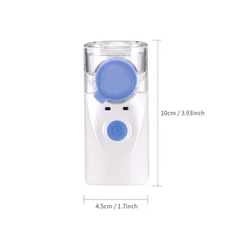 Onever Mini Portable Ultrasonic Nebulizer Inhaler Asthma Machine Handheld USB Replaceable Battery Handheld Silent 5V Household
Onever Mini Portable Ultrasonic Nebulizer Inhaler Asthma Machine Handheld USB Replaceable Battery Handheld Silent 5V Household
