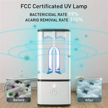 LED UV Light Sterilizer DC5V Smart Sensors Sterilizer USB Ultraviolet Disinfection Light ABS/Quartz Lamp UVC Germicidal Lamp
LED UV Light Sterilizer DC5V Smart Sensors Sterilizer USB Ultraviolet Disinfection Light ABS/Quartz Lamp UVC Germicidal Lamp