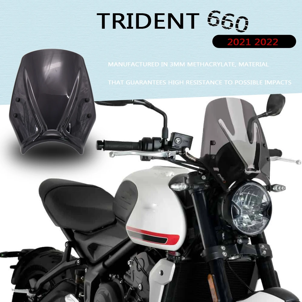 Fit For TRIDENT Trident 660 NEW Motorcycle Windscreen For Trident660 Accessories Windshield Baffle Air Wind Deflectors 2021 2022
Fit For TRIDENT Trident 660 NEW Motorcycle Windscreen For Trident660 Accessories Windshield Baffle Air Wind Deflectors 2021 2022