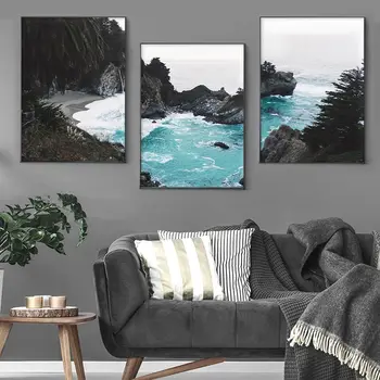 Coastine Ocean Wall Art Print Poster Nature Scenery Scandinavian Nordic Landscape Canvas Painting Pictures for Living Room 
Coastine Ocean Wall Art Print Poster Nature Scenery Scandinavian Nordic Landscape Canvas Painting Pictures for Living Room