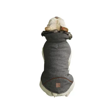 Winter Autumn Pet Clothes Teddy Cotton Coat for Dog Cloth Velvet Thicken Type Deep Gray/Light Gray
Winter Autumn Pet Clothes Teddy Cotton Coat for Dog Cloth Velvet Thicken Type Deep Gray/Light Gray
