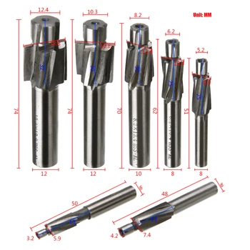 7Pcs M3.2-M12.4 Counterbore Milling Cutter High Speed Steel Pilot Slotting Tool End Mill Slot Drill Bit Set For Aluminum Milling
7Pcs M3.2-M12.4 Counterbore Milling Cutter High Speed Steel Pilot Slotting Tool End Mill Slot Drill Bit Set For Aluminum Milling