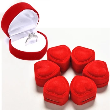 Mini Cute Red Carrying Cases Foldable Red Heart Shaped Ring Box For Rings Lid Open Velvet Display Box Jewelry Packaging 1Pcs Hot
Mini Cute Red Carrying Cases Foldable Red Heart Shaped Ring Box For Rings Lid Open Velvet Display Box Jewelry Packaging 1Pcs Hot