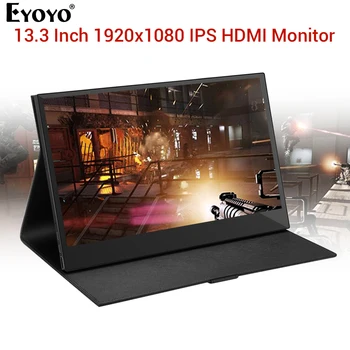 Eyoyo EM13L 13.3" 1920X1080 Portable Monitor PC for Windows 7 8 10 PS4 FHD LCD HDMI IPS Screen gaming Monitor Ultra Thin Display
Eyoyo EM13L 13.3" 1920X1080 Portable Monitor PC for Windows 7 8 10 PS4 FHD LCD HDMI IPS Screen gaming Monitor Ultra Thin Display