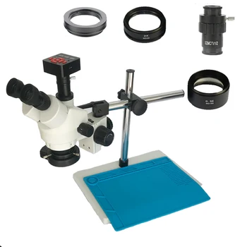 Phone tool Simul focal 3.5X 7X 45X 90X Trinocular Stereo Microscope +21MP Industrial Camera HDMI USB Output + Heat Silicone Pad 
Phone tool Simul focal 3.5X 7X 45X 90X Trinocular Stereo Microscope +21MP Industrial Camera HDMI USB Output + Heat Silicone Pad