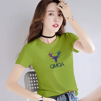 Fashion Logo multi Printing T Shirts Women's Short Sleeve Fashion 100% cotton Female T-Shirts 
Fashion Logo multi Printing T Shirts Women's Short Sleeve Fashion 100% cotton Female T-Shirts