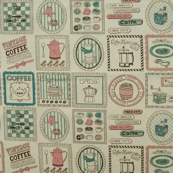 Cotton Linen Fabric for sewing pathwork, bedding - Vintage Coffee Grinder (pink) (width=140cm)
Cotton Linen Fabric for sewing pathwork, bedding - Vintage Coffee Grinder (pink) (width=140cm)