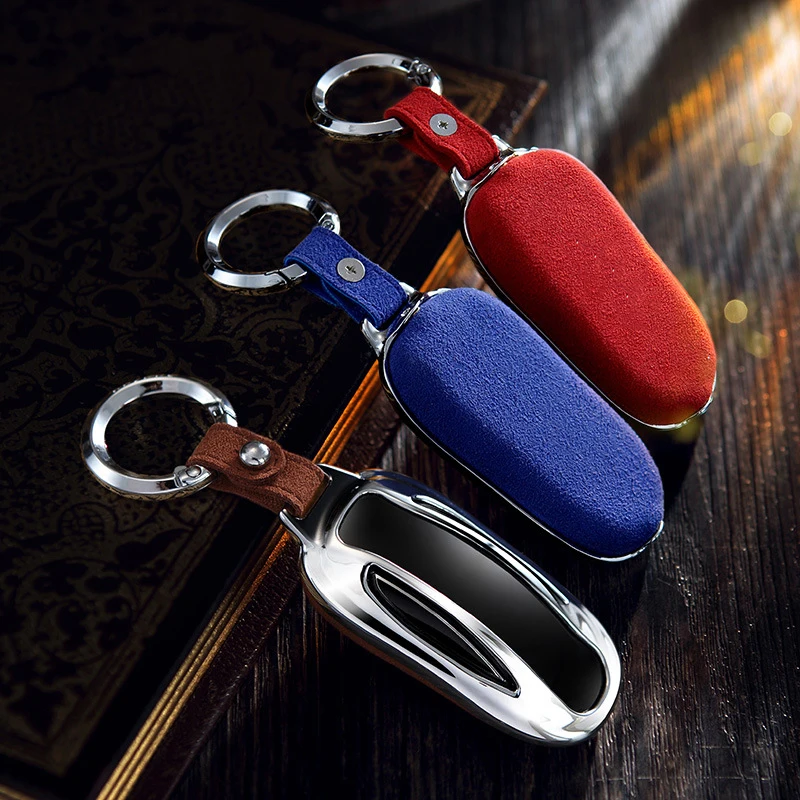 Car Special Key Cover for Tesla Model X/model 3 Car Key Remote Control Suede Material Bag Buckle Shell Decoration Supplies
Car Special Key Cover for Tesla Model X/model 3 Car Key Remote Control Suede Material Bag Buckle Shell Decoration Supplies