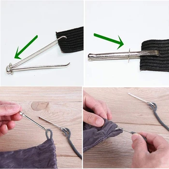 50pcs / Pack Of Silver Elastic Band Threader Threading Clip Elastic Band Threading Tweezers Diy Belt Craft Sewing Accessories
50pcs / Pack Of Silver Elastic Band Threader Threading Clip Elastic Band Threading Tweezers Diy Belt Craft Sewing Accessories