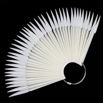 40pcs Long Handle Pointed False Nail Tips Display Board Practice Tool Home Salon Fan Shaped With Split Ring DIY Manicure Fashion
40pcs Long Handle Pointed False Nail Tips Display Board Practice Tool Home Salon Fan Shaped With Split Ring DIY Manicure Fashion