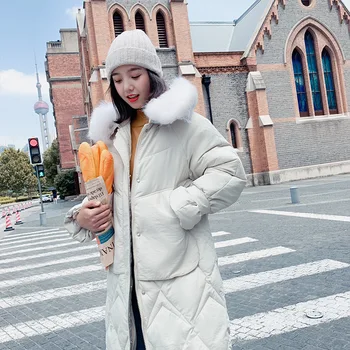 New Fashion Casual Women Winter Jacket Cotton Padded Warm Thicken Big Fur Collar Ladies Long Coats Parka Womens Jackets 
New Fashion Casual Women Winter Jacket Cotton Padded Warm Thicken Big Fur Collar Ladies Long Coats Parka Womens Jackets