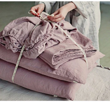 GXC Washed Pure Linen Bed Sheets Queen Fitted Bed Sheet King Size Double Flax Linen Bedding Bed Cover Bedspreads 1pcs
GXC Washed Pure Linen Bed Sheets Queen Fitted Bed Sheet King Size Double Flax Linen Bedding Bed Cover Bedspreads 1pcs