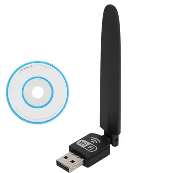 Laptop Notebook Black USB2.0 Interface 2.4G Wireless WiFi Adapter With Indicator Light WiFi Adapter
Laptop Notebook Black USB2.0 Interface 2.4G Wireless WiFi Adapter With Indicator Light WiFi Adapter