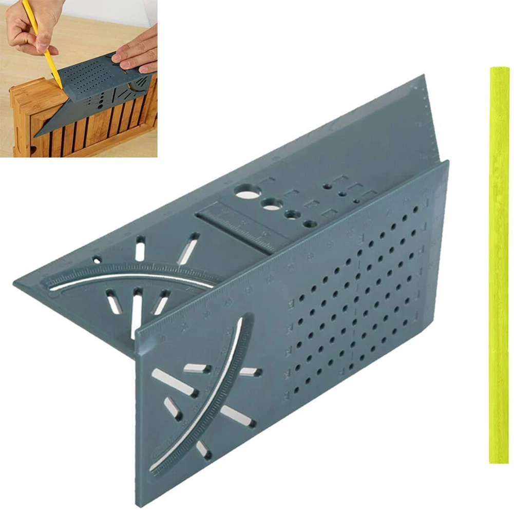 Woodworking 3D Mitre Useful Measuring Ruler Gauge 45 Degree Angles Measure Tool Home Improvement De2
Woodworking 3D Mitre Useful Measuring Ruler Gauge 45 Degree Angles Measure Tool Home Improvement De2