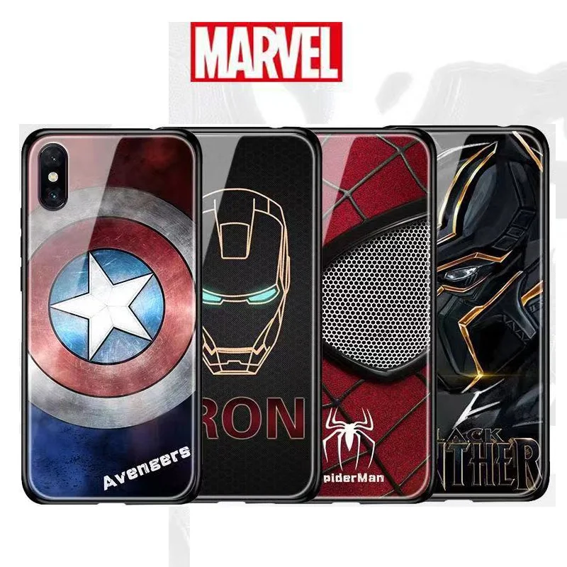 Marvel Avenger Tempered Glass Case for iPhone 8 7 6S Plus 7Plus 8Plus XR XS MAX Coque Ironman Captain Logo Phone Cover Capinha
Marvel Avenger Tempered Glass Case for iPhone 8 7 6S Plus 7Plus 8Plus XR XS MAX Coque Ironman Captain Logo Phone Cover Capinha