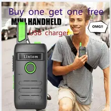 Lintom rechargeable Walkie Talkie Two Way Radio UHF 16 Channels Two Way Radio for Audlt (Pack of 2)
Lintom rechargeable Walkie Talkie Two Way Radio UHF 16 Channels Two Way Radio for Audlt (Pack of 2)