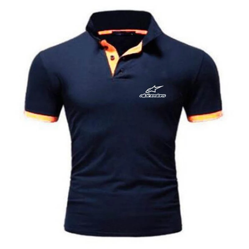 

Men Alpinestars Polo Shirts Summer Men Casual Short Sleeve Polos Shirts Fashion Tops Tees Para Hombre Alpine stars Brand Clothes