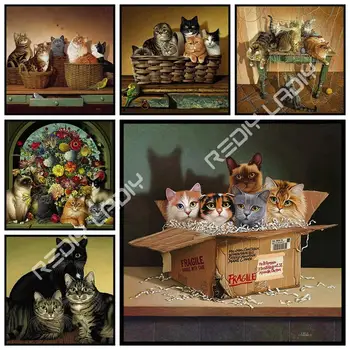 DIY Diamond Painting Playing Kittens Diamond Mosaic Picture of Rhinestones Art Diamond Embroidery Cross Stitch Home Decor Gift
DIY Diamond Painting Playing Kittens Diamond Mosaic Picture of Rhinestones Art Diamond Embroidery Cross Stitch Home Decor Gift