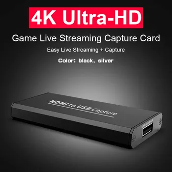 4K HDMI Video Capture Card 1080p HDMI to USB2.0 Grabber Record Box for HD Game Live Streaming Video Camera Recording
4K HDMI Video Capture Card 1080p HDMI to USB2.0 Grabber Record Box for HD Game Live Streaming Video Camera Recording