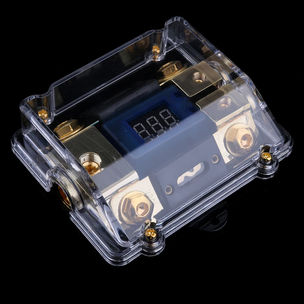 Premium 100A 2Way Car Audio Digital Fuse Block Video Distribution Hold Gold Plate Super Safety Premium 100A 2Way Car Audio Digital Fuse Block Video Distribution Hold Gold Plate Super Safety