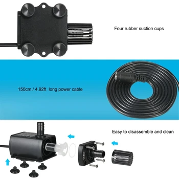 Professional Low Noise QR50C DC 12V 6W 300L / H Flow Rate Waterproof IP68 CPU Cooling Car Brushless Water Pump Dropshipping 
Professional Low Noise QR50C DC 12V 6W 300L / H Flow Rate Waterproof IP68 CPU Cooling Car Brushless Water Pump Dropshipping