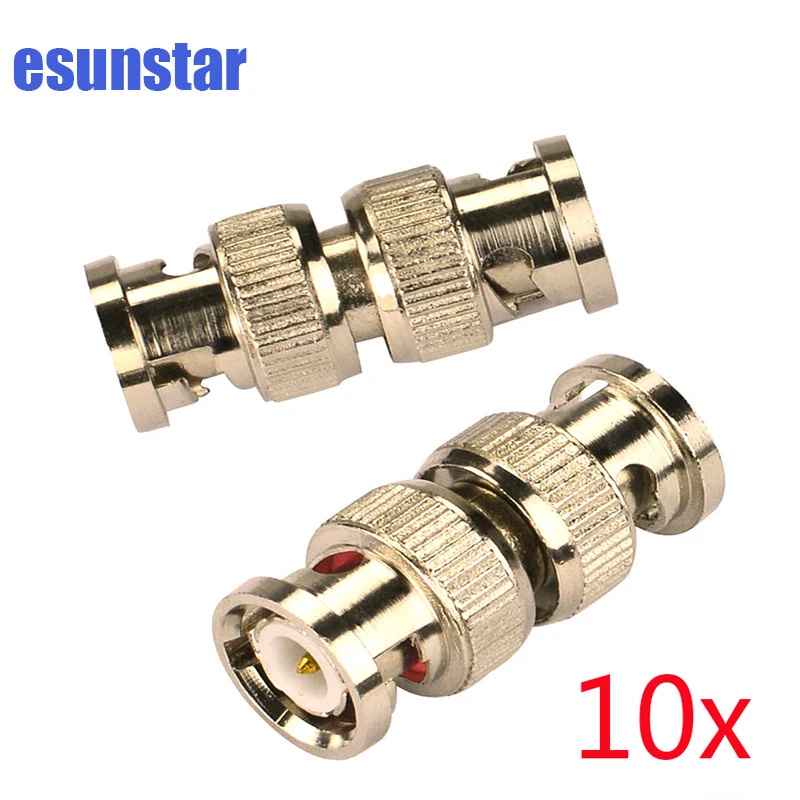 10X Connector Coupler BNC Male to BNC Male Coaxial Plug Adapter Connect For CCTV Camera
10X Connector Coupler BNC Male to BNC Male Coaxial Plug Adapter Connect For CCTV Camera