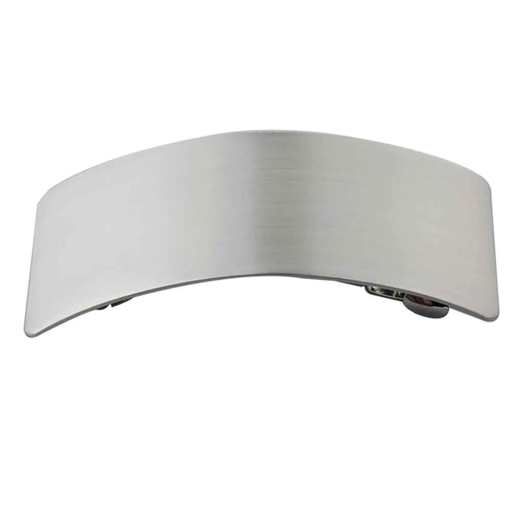 Fashion Metal Curved Automatic French Barrette Hair Clip Large Hairpin Ponytail Holder Fashion Metal Curved Automatic French Barrette Hair Clip Large Hairpin Ponytail Holder