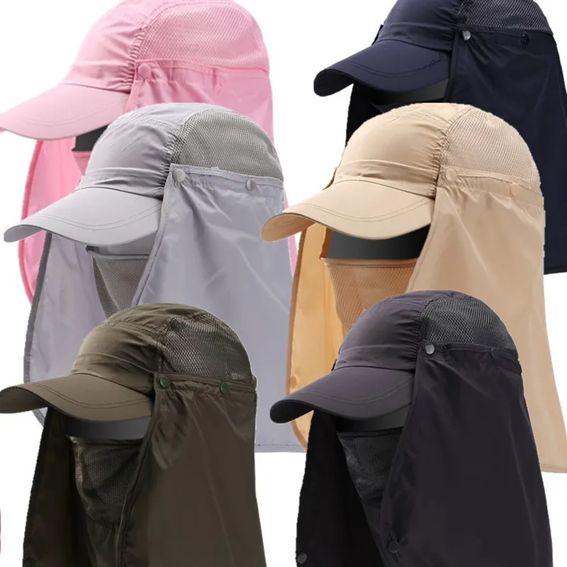 Outdoor Sport Hiking Visor Hat UV Protection Face Neck Cover Fishing Sun Protcet Cap
Outdoor Sport Hiking Visor Hat UV Protection Face Neck Cover Fishing Sun Protcet Cap