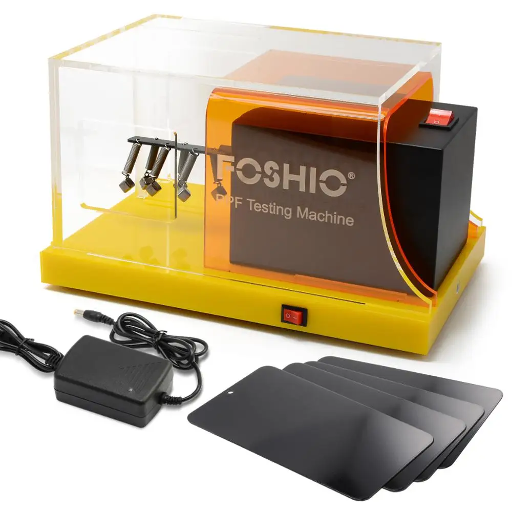 FOSHIO TPU Carbon Fiber Vinyl Film PPF Scratch Testing Machine Professional Car Cover Paint Impact Tester Auto Wrapping Tool
FOSHIO TPU Carbon Fiber Vinyl Film PPF Scratch Testing Machine Professional Car Cover Paint Impact Tester Auto Wrapping Tool