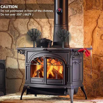 Mini Black Fireplace 4 Blade Heat Powered Stove Fan Wood Burner Eco Friendly Quiet Fan Home Efficient Heat Distribution
Mini Black Fireplace 4 Blade Heat Powered Stove Fan Wood Burner Eco Friendly Quiet Fan Home Efficient Heat Distribution