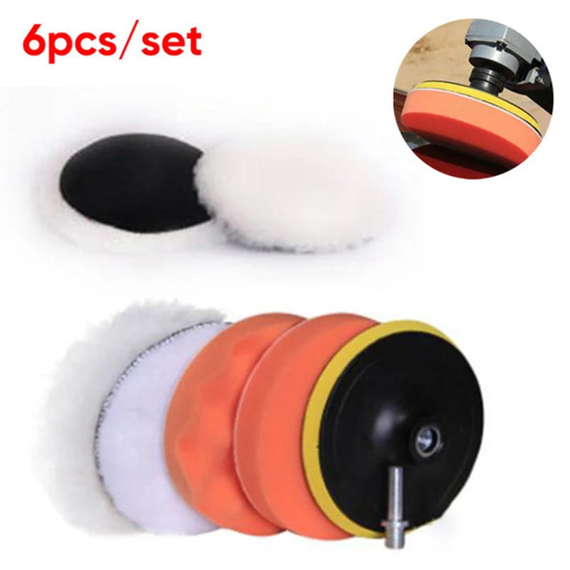 6pcs/Set 4inch Car Polishing Pads Polished Plates Kit With M10 Drill Adapter Waxing Polisher Car Body Polishing Discs Clean Acce
6pcs/Set 4inch Car Polishing Pads Polished Plates Kit With M10 Drill Adapter Waxing Polisher Car Body Polishing Discs Clean Acce