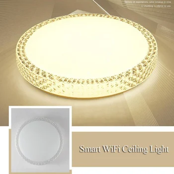 Smart WiFi Ceiling Light Dimmable LED Light APP Remote Control Voice Control Smart Home for Stair Dining Hall Bedroom Livin Room
Smart WiFi Ceiling Light Dimmable LED Light APP Remote Control Voice Control Smart Home for Stair Dining Hall Bedroom Livin Room
