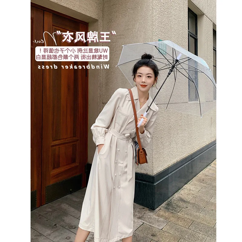 LUX ANGNER 2020 Retro Double-breasted Mid-length Thin Windbreaker Women's Dress Autumn Coat
LUX ANGNER 2020 Retro Double-breasted Mid-length Thin Windbreaker Women's Dress Autumn Coat