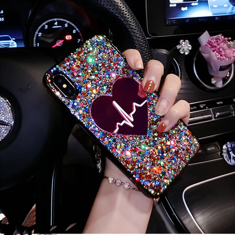 Glitter Sequin Big Heart Case For iPhone X XS MAX XR 3D Love Soft TPU Cover For iPhone 6 6S 7 8 Plus Phone Case Funda
Glitter Sequin Big Heart Case For iPhone X XS MAX XR 3D Love Soft TPU Cover For iPhone 6 6S 7 8 Plus Phone Case Funda