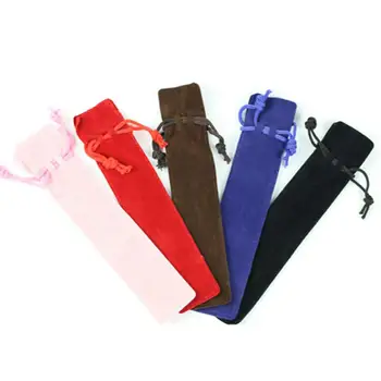 5Pcs velvet Pen Pouch Sleeve Case With Rope For Rollerball /Fountain/Ballpoint Pen Holder Soft Pencil Bag School stationery
5Pcs velvet Pen Pouch Sleeve Case With Rope For Rollerball /Fountain/Ballpoint Pen Holder Soft Pencil Bag School stationery