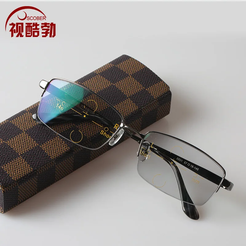 Pure Titanium Color Changing Multi-functional Smart Progressive Double-mercerized Cotton Presbyopic Glasses Multi-Focus Color Ch
Pure Titanium Color Changing Multi-functional Smart Progressive Double-mercerized Cotton Presbyopic Glasses Multi-Focus Color Ch