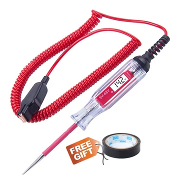 AUniversal 3-48V Digital Power Probe Multi Function Fuse Line Battery Voltage Circuit Test Pen Electroscope Automotive Scanner
AUniversal 3-48V Digital Power Probe Multi Function Fuse Line Battery Voltage Circuit Test Pen Electroscope Automotive Scanner