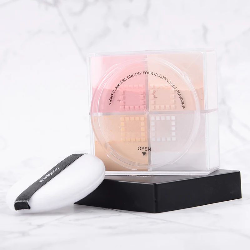 MINIGOOD Long-Lasting Makeup Four-color Loose Powder Whitening Light Dreamy Natural Oil-Control Face Care Cosmetics
MINIGOOD Long-Lasting Makeup Four-color Loose Powder Whitening Light Dreamy Natural Oil-Control Face Care Cosmetics