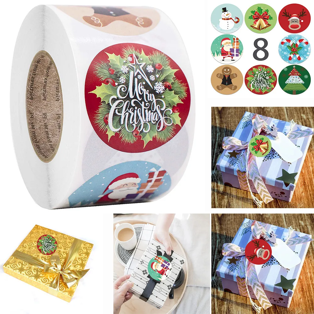 500pcs/roll Snowman Stickers Christmas Gift Decoration Sticker Packaging Stationery Sticker Happy Holidays Decoration Seal Label
500pcs/roll Snowman Stickers Christmas Gift Decoration Sticker Packaging Stationery Sticker Happy Holidays Decoration Seal Label