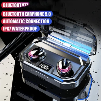 Wireless Bluetooth 5.0 Earphones Hifi Stero Headphone Power Display Touch Control Sport Earbuds Headset With Charging Box
Wireless Bluetooth 5.0 Earphones Hifi Stero Headphone Power Display Touch Control Sport Earbuds Headset With Charging Box