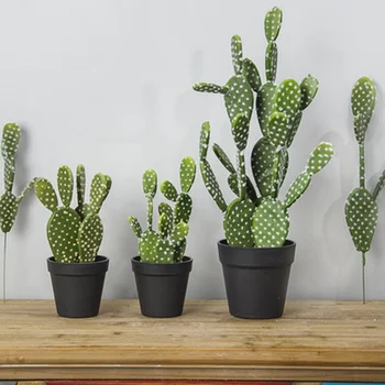 Simulation Cactus Artificial Flocked Prickly Pear Succulents Green Plants Fake Flowers Balls DIY Home Office Table Decorations 
Simulation Cactus Artificial Flocked Prickly Pear Succulents Green Plants Fake Flowers Balls DIY Home Office Table Decorations